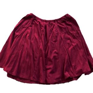 Maroon Skirt